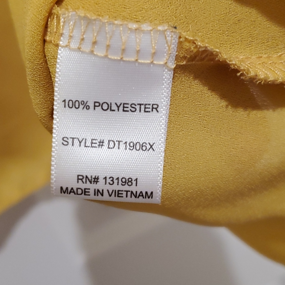 Attractive mustard top - Picture 6 of 6